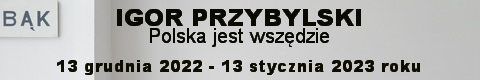 Galeria xx1 - Igor Przybylski<br>Polska jest wszędzie