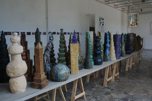 Piotr Kasprzak - Wystawa rzeźb. Ceramic City